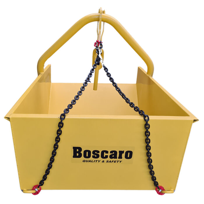 Bena-haba deșeuri moloz 1000 lt auto-descărcare cu lanț