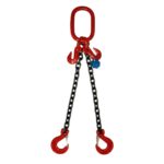 Lanț ridicare pentru macara cu cârlige de scurtare - 8 mm - 2 brat - 2 tone