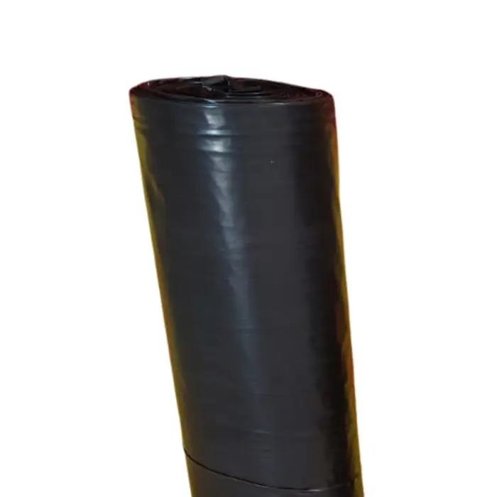 Folie polietilenă neagra 90 microni 4x25 m rola